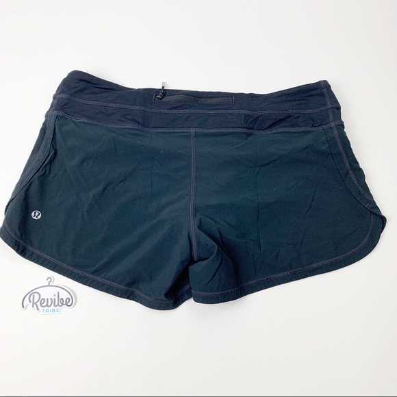 lululemon athletica Pants - Lululemon Black Fitted Athletic Run Shorts D3508